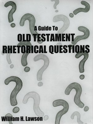 cover image of A Guide to Old Testament Rhetorical Questions